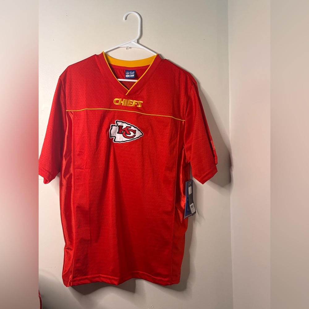 NFL Chiefs Red and Gold Jersey